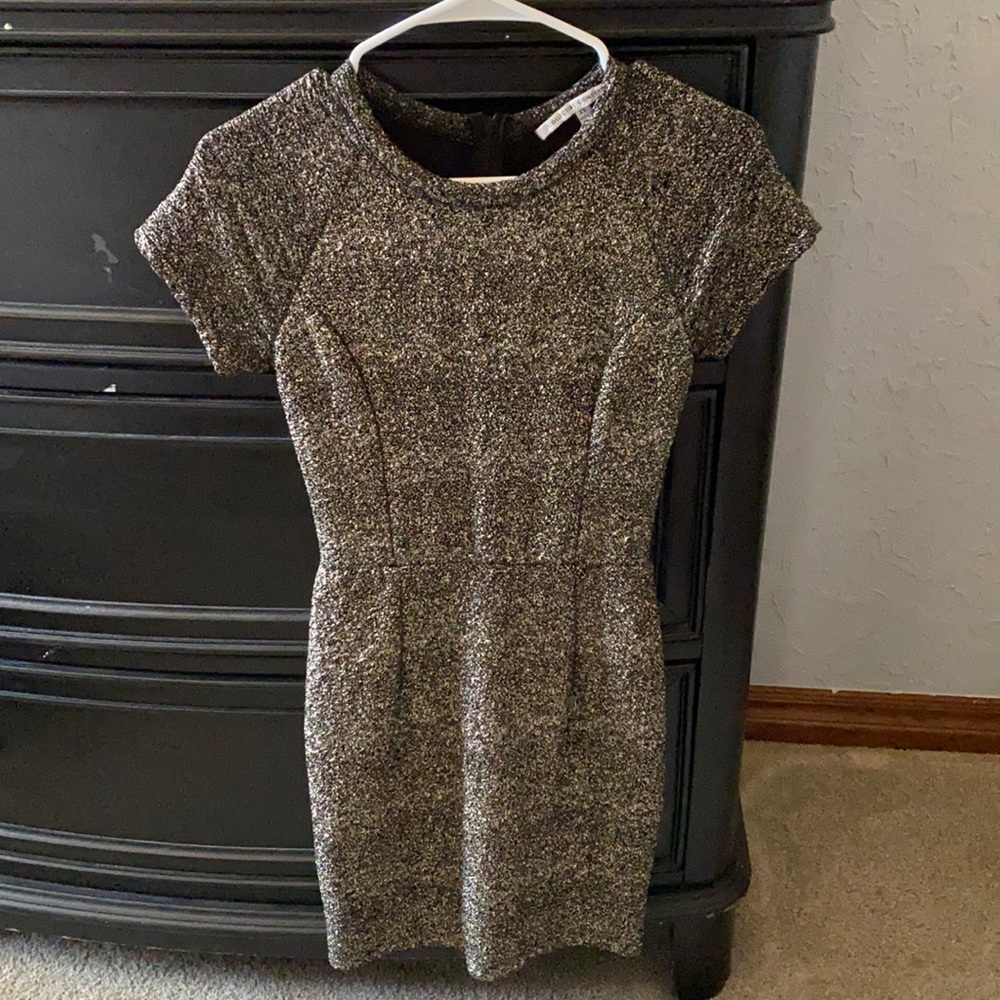 Black/gold speckled dress -collective concepts